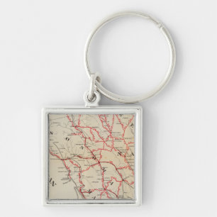 Sonoma, Marin, Lake, and Napa Counties Key Ring
