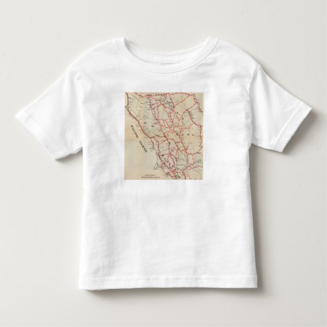 Sonoma, Marin, Lake, and Napa Counties Toddler T-Shirt (Front)
