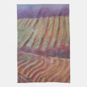 Sonoma Vineyards California vines Tea Towel