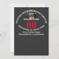SONOMA WINE FIGHTING CIRCUIT ZINFANDEL ZIN 205 1 