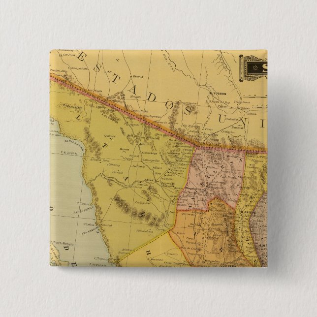 Sonora 15 Cm Square Badge (Front)