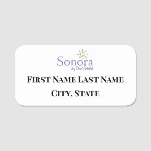 Sonora by Del Webb Name Badge