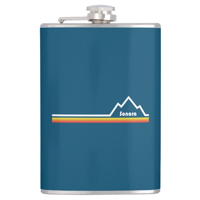 Sonora California Hip Flask (Front)
