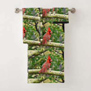 Sonoran Cardinal Towel Set