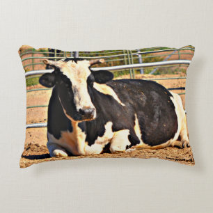 Sonoran Cow Accent Pillow