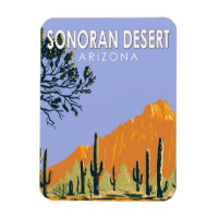 Sonoran Desert Arizona Vintage Art