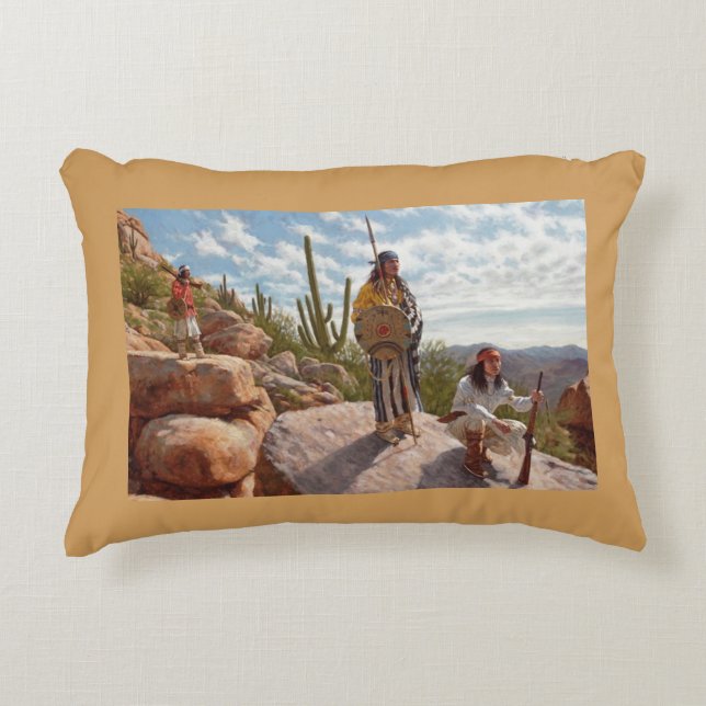 Sonoran Desert Native Americans Decorative Cushion (Front)