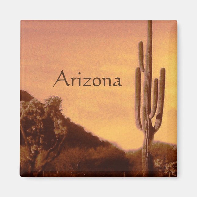 Sonoran sunset, Arizona Magnet (Front)