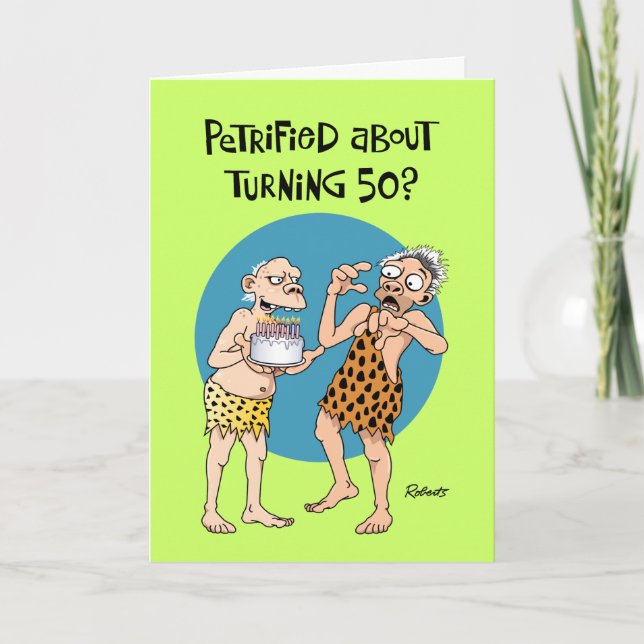 Son's 50th Birthday Card (Front)