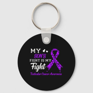 Sons Fight Is Fight Testicular Cancer Awareness Key Ring