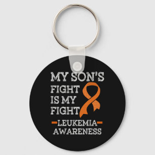 Son's Fight Is My Fight Leukaemia Awareness 1 Key Ring
