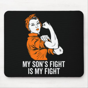 Son's Fight Is My Fight Leukaemia Awareness Month Mouse Pad