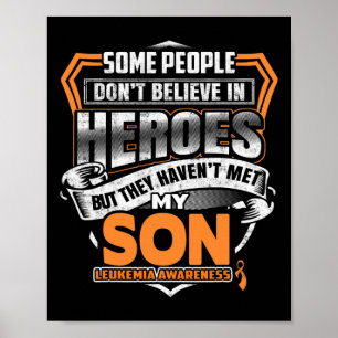 Son's Fight Is My Fight Leukaemia Awareness  Poster