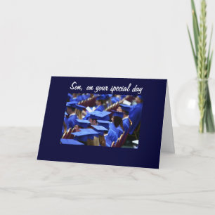 SON'S GRADUATION CONGRATULATIONS CARD