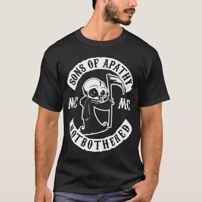 Sons of Apathy Anarchy Gang Patch Reaper Anarchy M T-Shirt (Front)