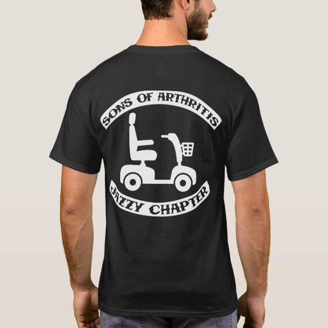 Sons Of Arthritis - Jazzy Chapter T-Shirt (Back)