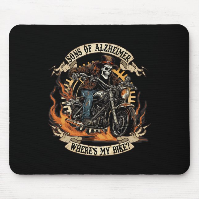 Sons Of Heimerheimer Where's My Bike Cool Metal Sk Mouse Pad (Front)