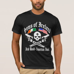 SONS of IRELAND Irish Blood / American Heart T-Shirt
