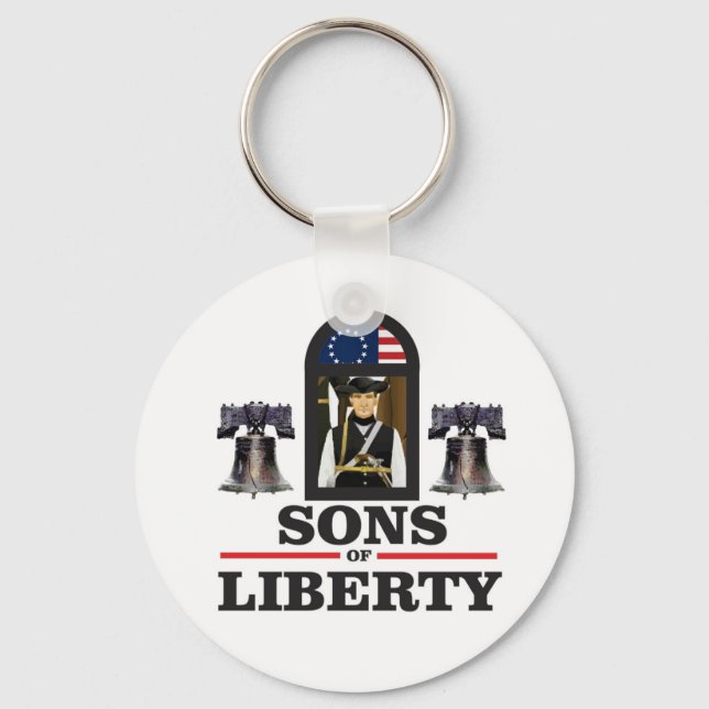 sons of liberty art key ring (Front)