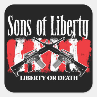 Sons of Liberty LIBERTY OR DEATH stickers