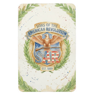 Sons of the American Revolution SAR Est 1889 Pride Magnet