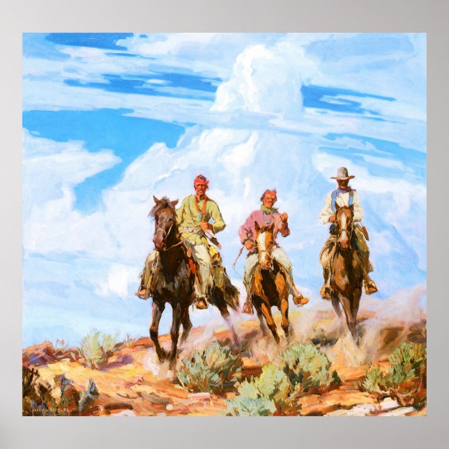 Sons of the Desert, by Carl Oscar Borg Poster (Front)