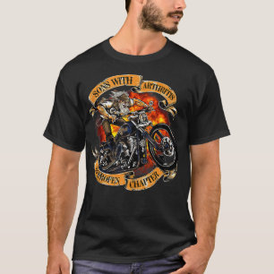 Sons With Arthritis Ibuprofen Chapter Motorcycle T T-Shirt