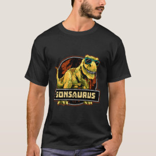 Sonsaurus Shirt T Rex Son Saurus Dinosaur Boys Kid