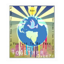 Sony ATV "Come Together" Peace Poster