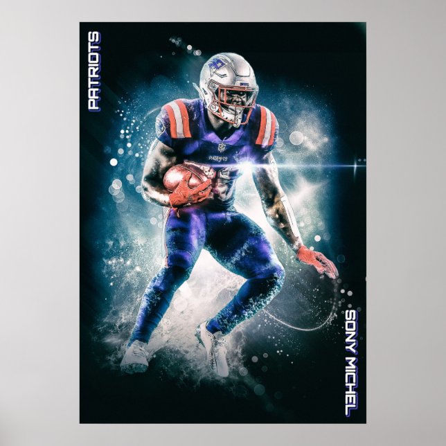Sony Michel Poster (Front)