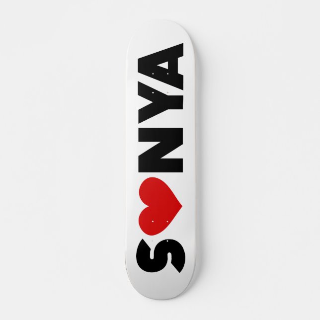 Sonya Love Skateboard (Front)