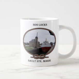 Soo Locks rope jumbo mug