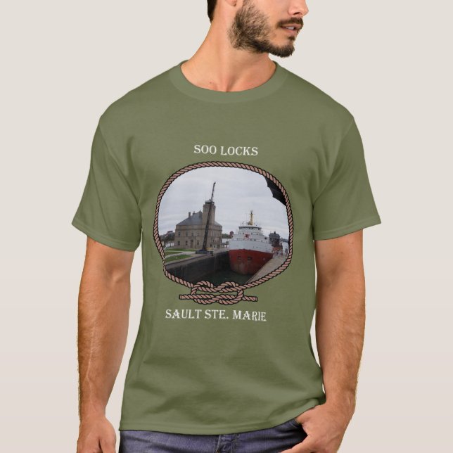 Soo Locks shirt with rope dark (Front)