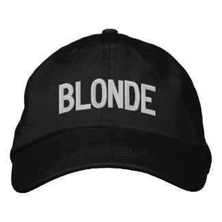 Sooled Blonde Embroidered Hat