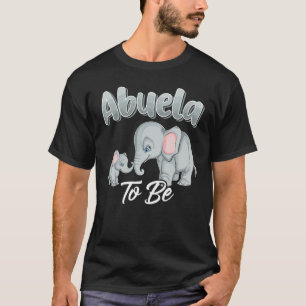 Soon Abuela To Be Elephants For Baby Shower Gender T-Shirt