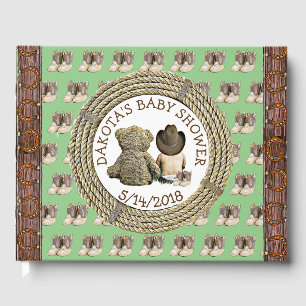 Soon to b Lil "Cowboy Baby Shower Guestbook