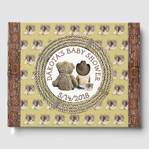 Soon to b Lil "Cowboy Baby Shower Guestbook