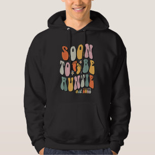 Soon To Be Auntie 2023 Pregnancy Announcement Aunt Hoodie