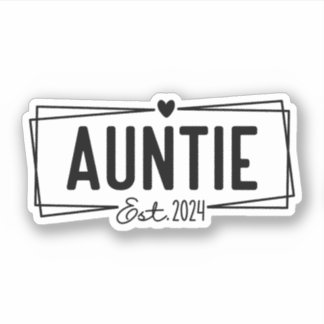 Soon To Be Auntie Est 2024 Pregnancy Announcement