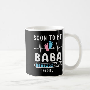 Soon To Be Baba 2026 Loading Promoted To Baba  Coffee Mug