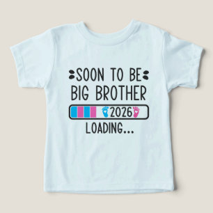 Soon to Be Brother 2026 Loading Pregnancy Announce