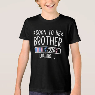 Soon to Be Brother 2026 Loading Pregnancy  Tri-Blend Shirt