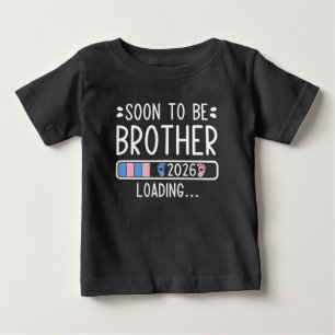 Soon To Be Brother 2026 New Baby Arrival Apparel T-Shirt