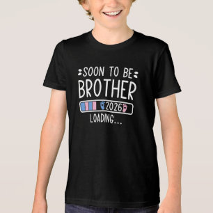 Soon To Be Brother 2026 New Baby Arrival Apparel Tri-Blend Shirt