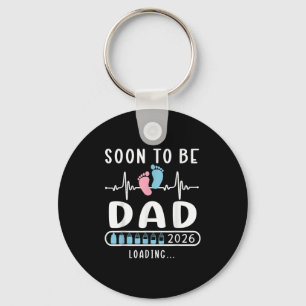 Soon To Be Dad 2026 Loading Promoted To Dad  Key Ring