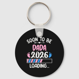 Soon To Be Dada 2026 Promoted To Dada Est 2026  Key Ring