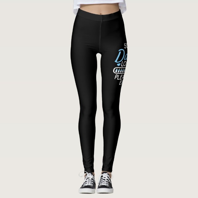 Soon To Be Daddy 2022 Father's Day First Time Leggings (Front)