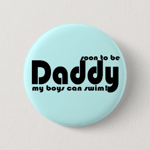 Soon to be Daddy 6 Cm Round Badge