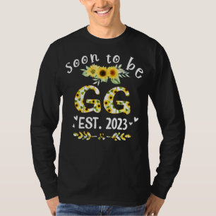 Soon To Be Gg 2023 Sunflower Mother's Day 1 T-Shirt
