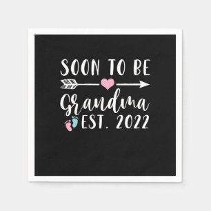 Soon To Be Grandma 2022 Mother's Day Napkin